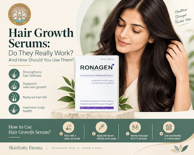 Hair Growth Serums: Do They Really Work? And How Should You Use Them? Ronagen+ Penta-Peptide Hair Serum